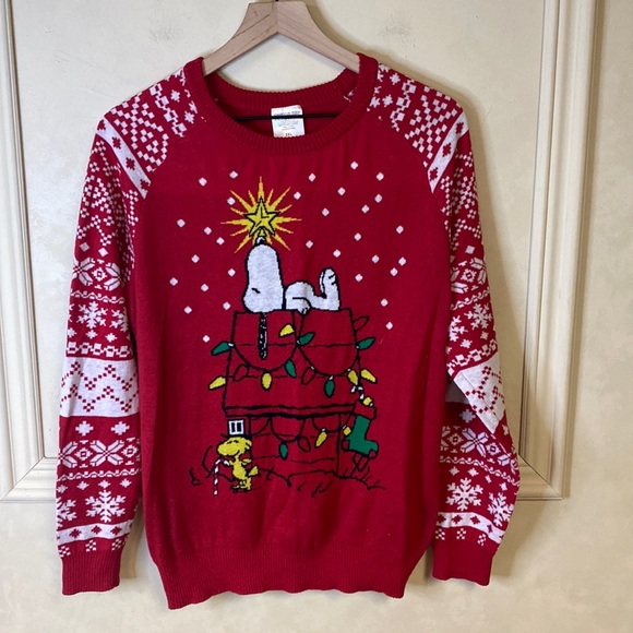 Peanuts Sweaters Peanuts Christmas Sweater Snoopy Woodstock Poshmark